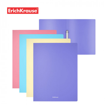 Ring binder ErichKrause® Matt Pastel with 2 rings, 24mm, A4